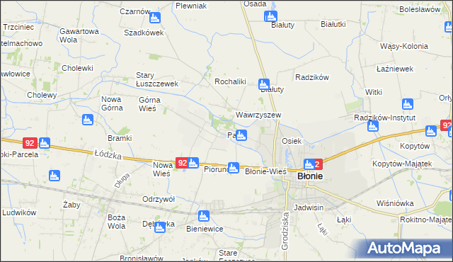 mapa Pass, Pass na mapie Targeo