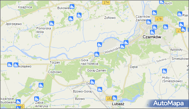 mapa Pianówka, Pianówka na mapie Targeo