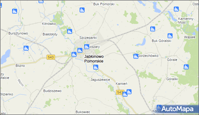 mapa Piecewo gmina Jabłonowo Pomorskie, Piecewo gmina Jabłonowo Pomorskie na mapie Targeo