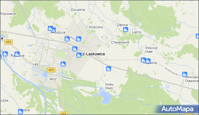 mapa Piekary gmina Jelcz-Laskowice, Piekary gmina Jelcz-Laskowice na mapie Targeo