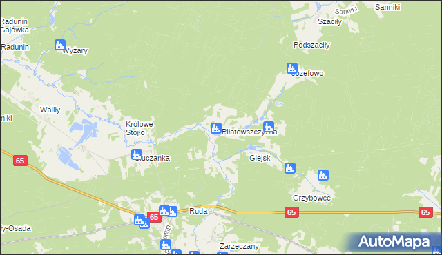 mapa Piłatowszczyzna, Piłatowszczyzna na mapie Targeo