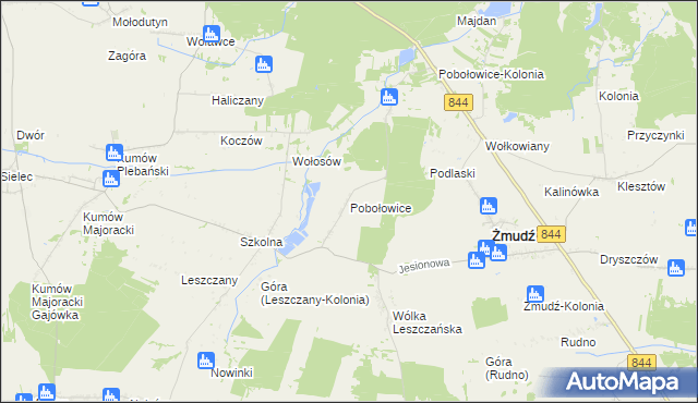 mapa Pobołowice, Pobołowice na mapie Targeo