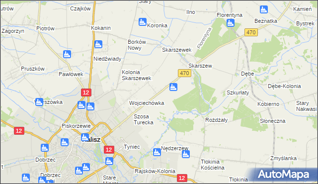 mapa Pólko gmina Żelazków, Pólko gmina Żelazków na mapie Targeo