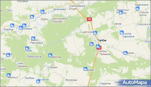 mapa Potoczek-Kolonia, Potoczek-Kolonia na mapie Targeo