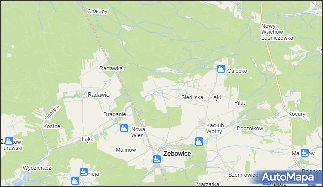 mapa Prusków, Prusków na mapie Targeo