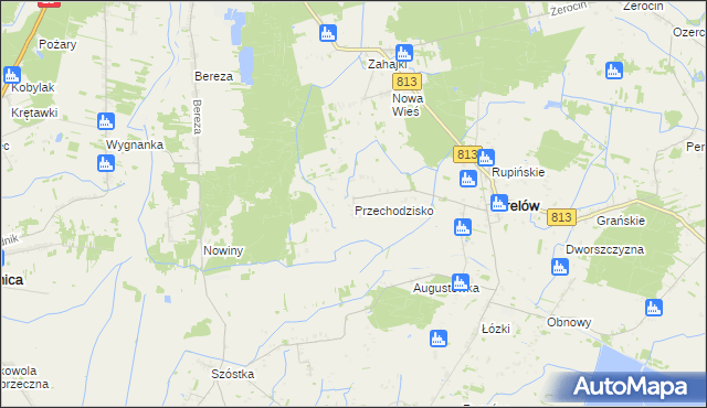 mapa Przechodzisko, Przechodzisko na mapie Targeo