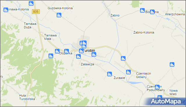 mapa Przedmieście Szczebrzeszyńskie, Przedmieście Szczebrzeszyńskie na mapie Targeo