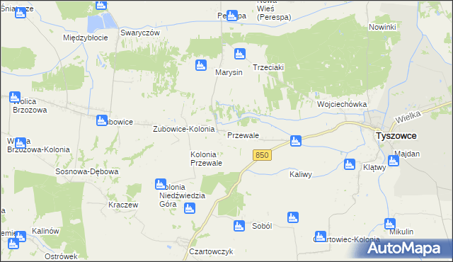 mapa Przewale, Przewale na mapie Targeo