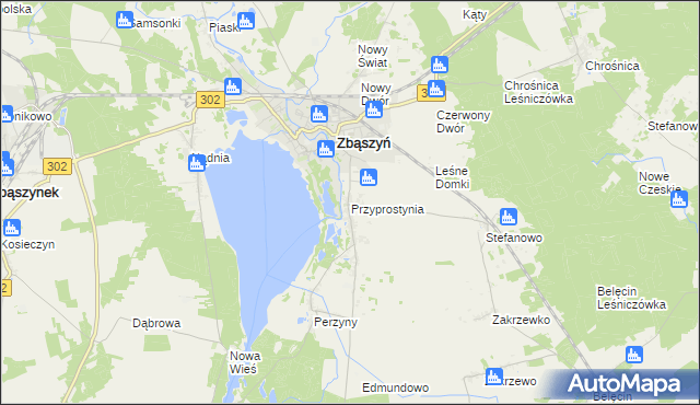 mapa Przyprostynia, Przyprostynia na mapie Targeo