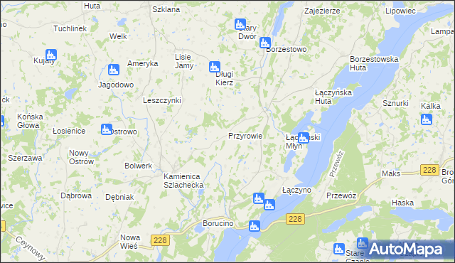 mapa Przyrowie, Przyrowie na mapie Targeo