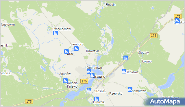 mapa Przysiekiercze, Przysiekiercze na mapie Targeo