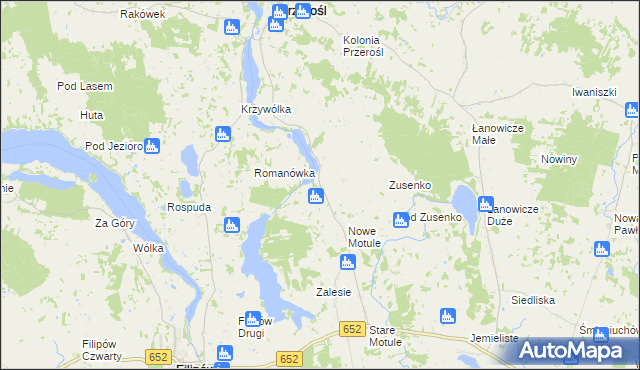 mapa Przystajne, Przystajne na mapie Targeo