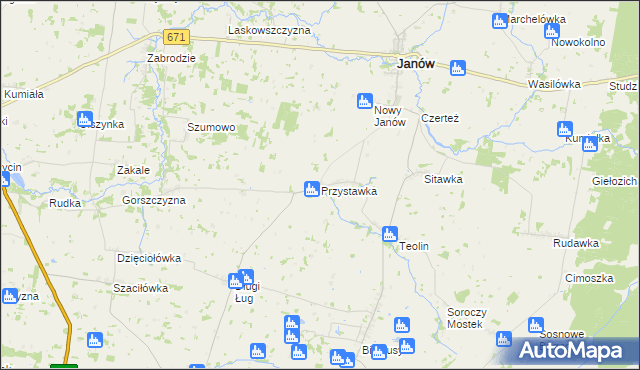 mapa Przystawka, Przystawka na mapie Targeo