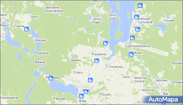 mapa Przytarnia, Przytarnia na mapie Targeo