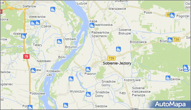 mapa Radwanków Królewski, Radwanków Królewski na mapie Targeo