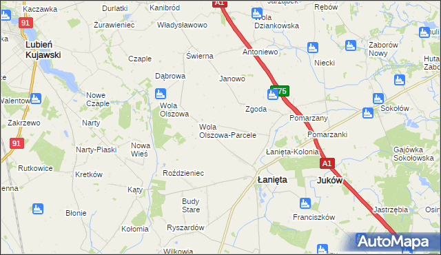 mapa Rajmundów, Rajmundów na mapie Targeo