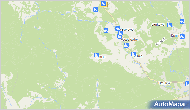 mapa Róklas, Róklas na mapie Targeo