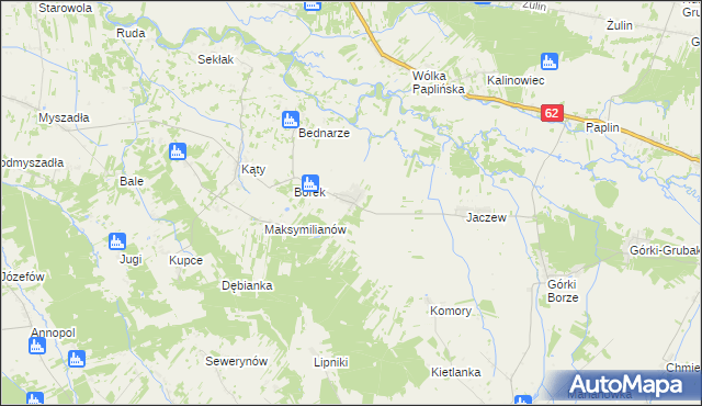 mapa Rowiska, Rowiska na mapie Targeo