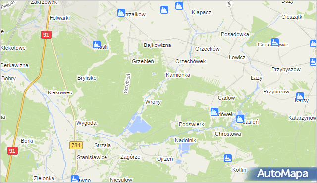 mapa Rozpęd, Rozpęd na mapie Targeo