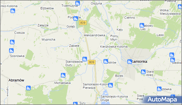 mapa Rudka Gołębska, Rudka Gołębska na mapie Targeo