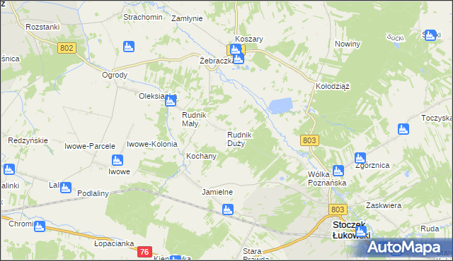 mapa Rudnik Duży, Rudnik Duży na mapie Targeo