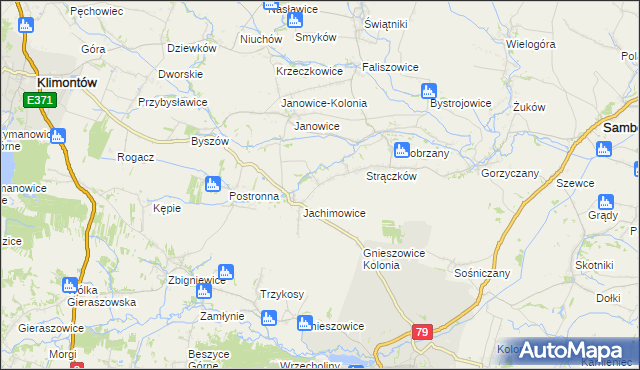 mapa Ryłowice, Ryłowice na mapie Targeo