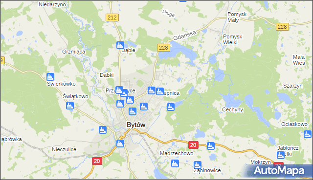 mapa Rzepnica, Rzepnica na mapie Targeo