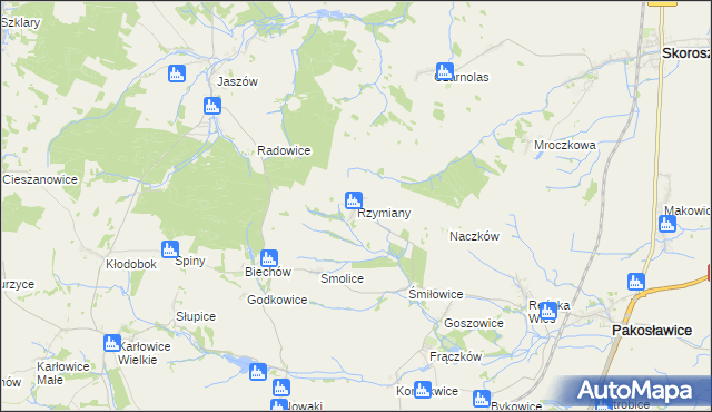 mapa Rzymiany, Rzymiany na mapie Targeo