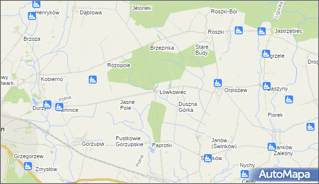 mapa Sędziszew, Sędziszew na mapie Targeo