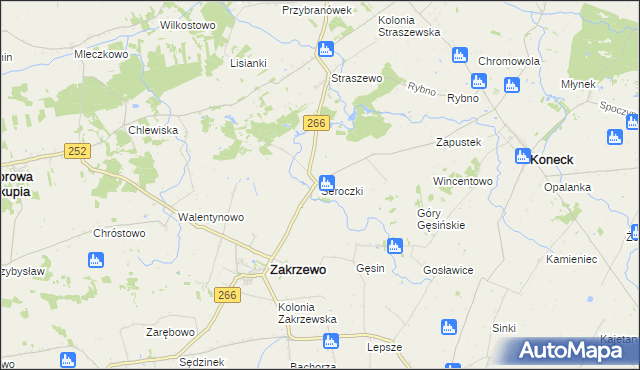 mapa Seroczki, Seroczki na mapie Targeo