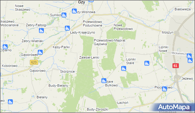 mapa Sisice, Sisice na mapie Targeo