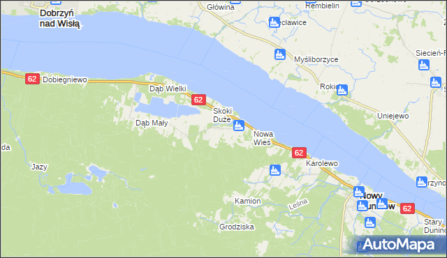 mapa Skoki Małe, Skoki Małe na mapie Targeo