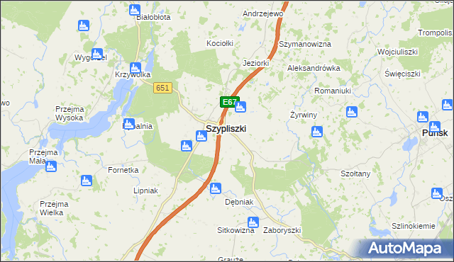 mapa Słobódka, Słobódka na mapie Targeo