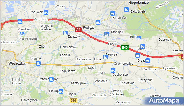 mapa Słomiróg, Słomiróg na mapie Targeo