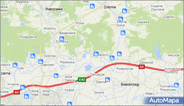 mapa Smolarzyny, Smolarzyny na mapie Targeo