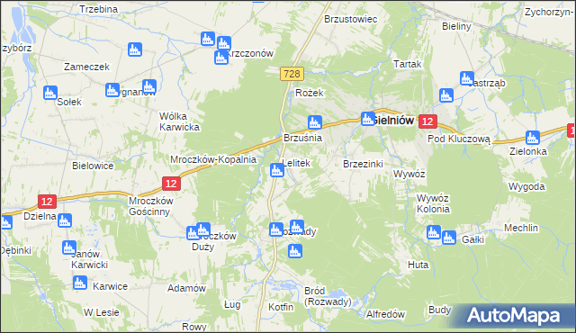 mapa Snarki, Snarki na mapie Targeo