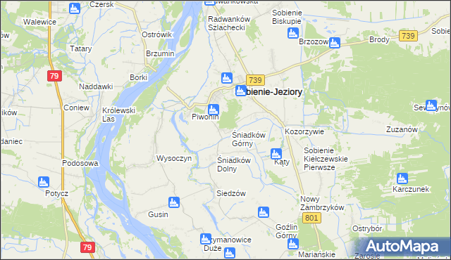 mapa Śniadków Górny A, Śniadków Górny A na mapie Targeo