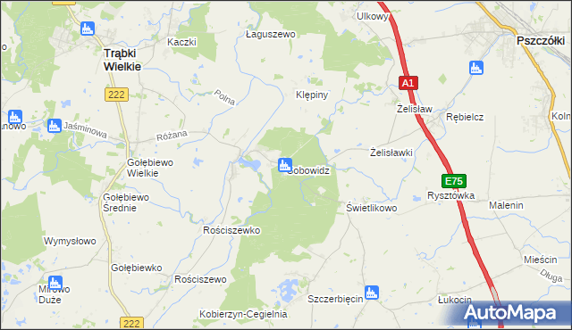 mapa Sobowidz, Sobowidz na mapie Targeo