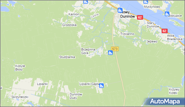 mapa Środoń, Środoń na mapie Targeo