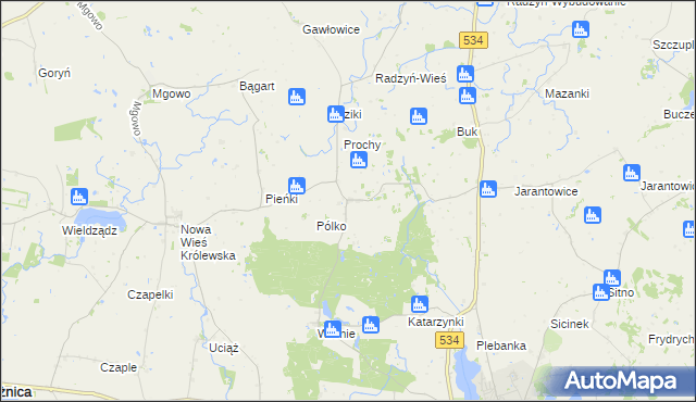 mapa Stanisławki gmina Ryńsk, Stanisławki gmina Ryńsk na mapie Targeo