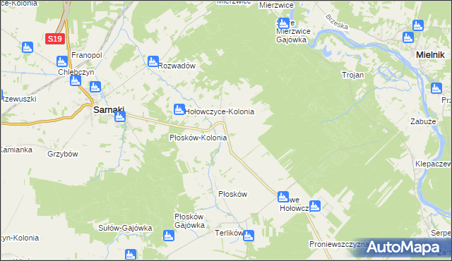 mapa Stare Hołowczyce, Stare Hołowczyce na mapie Targeo