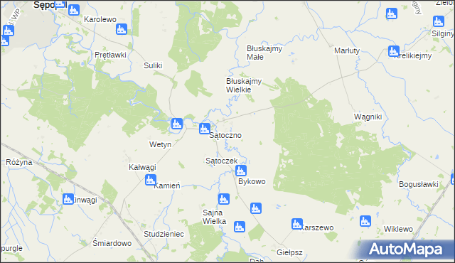 mapa Stawnica gmina Korsze, Stawnica gmina Korsze na mapie Targeo