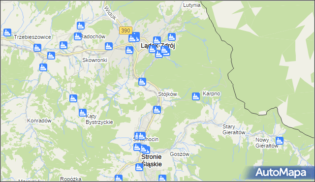 mapa Stójków, Stójków na mapie Targeo