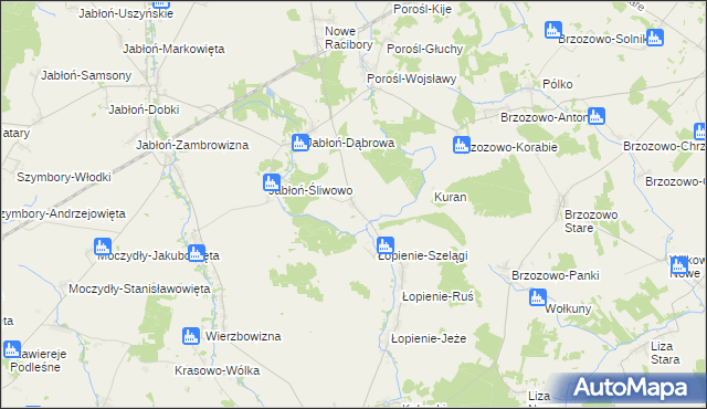 mapa Stokowisko, Stokowisko na mapie Targeo