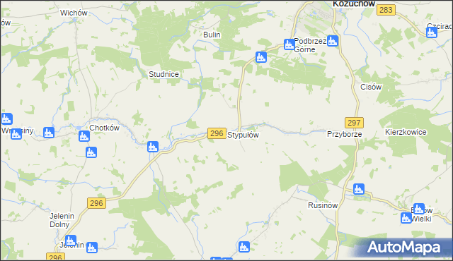 mapa Stypułów, Stypułów na mapie Targeo