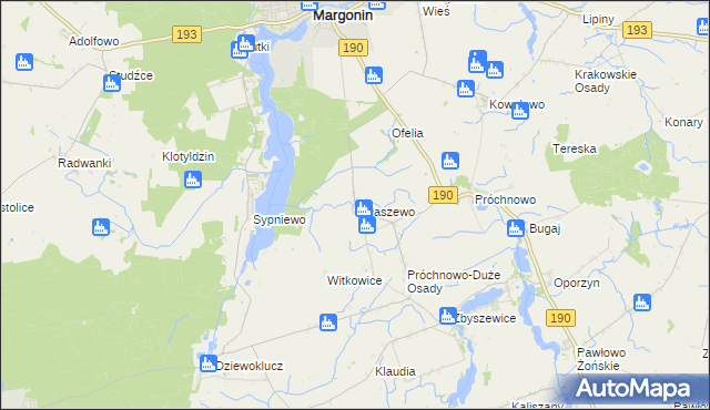 mapa Sułaszewo, Sułaszewo na mapie Targeo