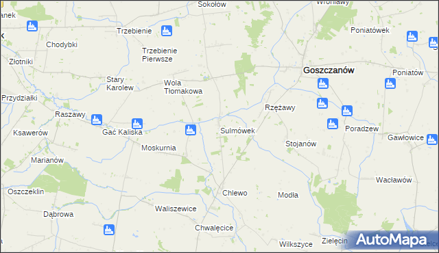 mapa Sulmówek, Sulmówek na mapie Targeo