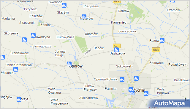 mapa Świechów, Świechów na mapie Targeo