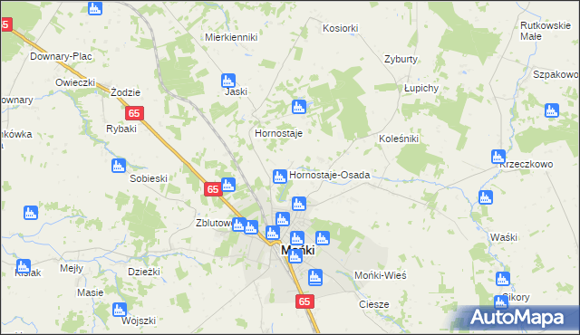 mapa Świerzbienie, Świerzbienie na mapie Targeo