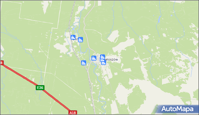 mapa Świętoszów, Świętoszów na mapie Targeo